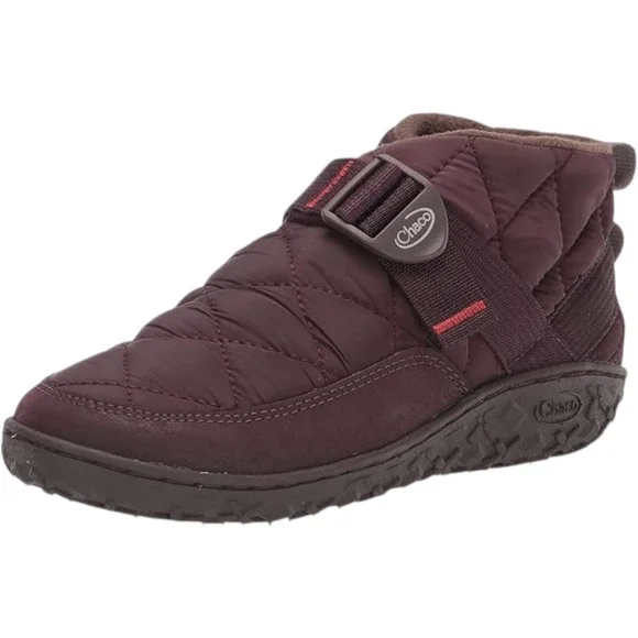 Chaco Ramble Puff Women\'s Sz 4.5C Plum/Prune Round Toe Slip On Shoes Chaco Quilted Boots for Women | Mercari main image 3
